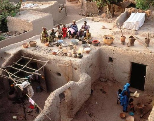 illustration vie de famille au Mali