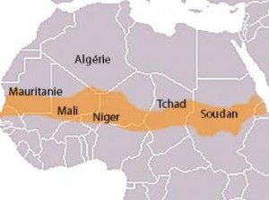 illustration étendue du Sahel en Afrique