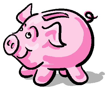 illustration par tirelire cochon rose