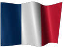 drapeau ondulant de la France