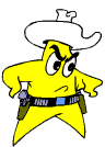 illustration avec personnage en forme d'étoile de sherif