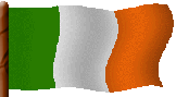 drapeau irlandais sur hampe
