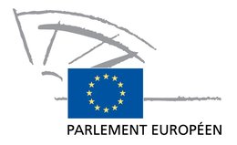 logo du Parlement Européen avec drapeau