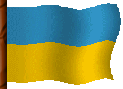Drapeau animé de l'Ukraine