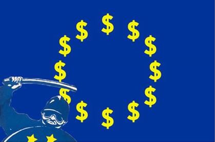 Image symbolisant autoritarisme de la Finance.