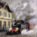 locomotive en gare
